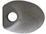 Top jaw, .85 x 1.03" oval, with .26" hole